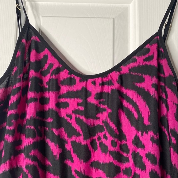 Michael Kors hot pink & black leopard jumpsuit! - Picture 5 of 7
